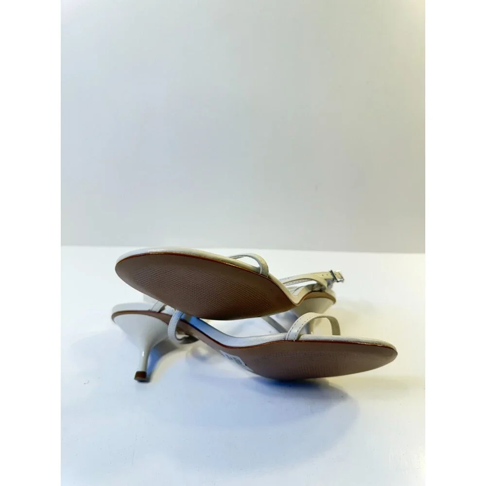 Schultz Womens Sandals Leather Ivory US 8.5